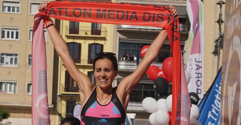 Gustavo Rodríguez y Rut Brito, campeones de España en el Half Triathlon Pamplona – Iruña